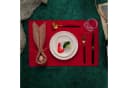 Vivi Idee Platzset 4er/6er 100% Baumwolle Rot Abwaschbar Bild 1