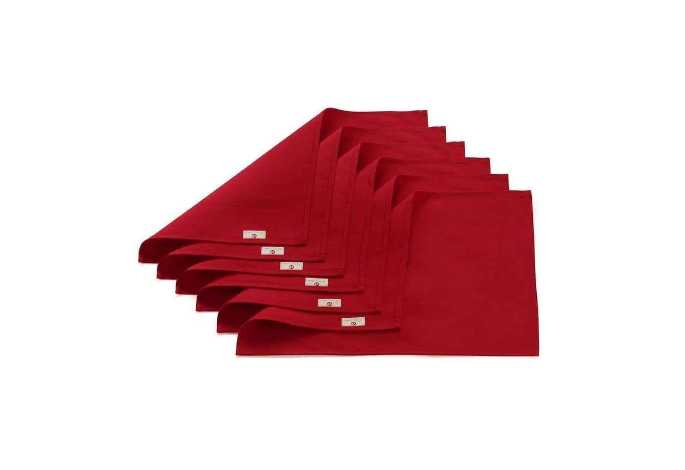 Vivi Idee Platzset 4er/6er 100% Baumwolle Rot Abwaschbar - Bild 2