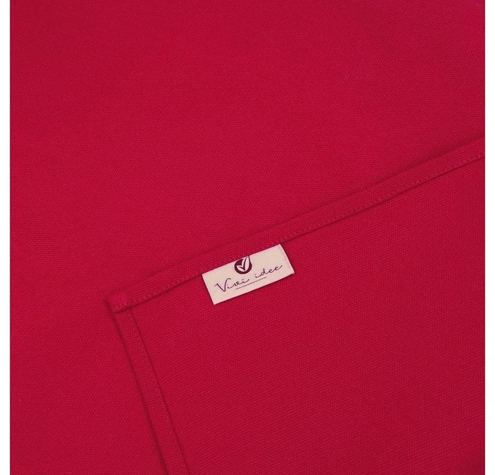 Vivi Idee Platzset 4er/6er 100% Baumwolle Rot Abwaschbar - Bild 3