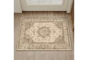 PURECOZY Teppich Retro-Design Kurzflor Beige Grau Braun Bild 3