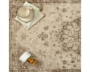 PURECOZY Teppich Retro-Design Kurzflor Beige Grau Braun Bild 4