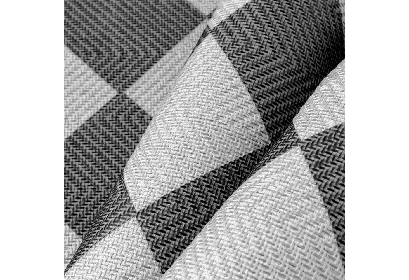 PURECOZY Teppich Karomuster Modern Mikrofaser Beige Grau Braun - Bild 5