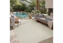 PURECOZY Juteteppich Karomuster Beige Wetterfest Bild 2
