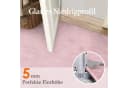 PURECOZY Kurzflor Teppich Scandi-Look Beige Grau Rosa Bild 3