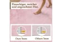 PURECOZY Kurzflor Teppich Scandi-Look Beige Grau Rosa Bild 4