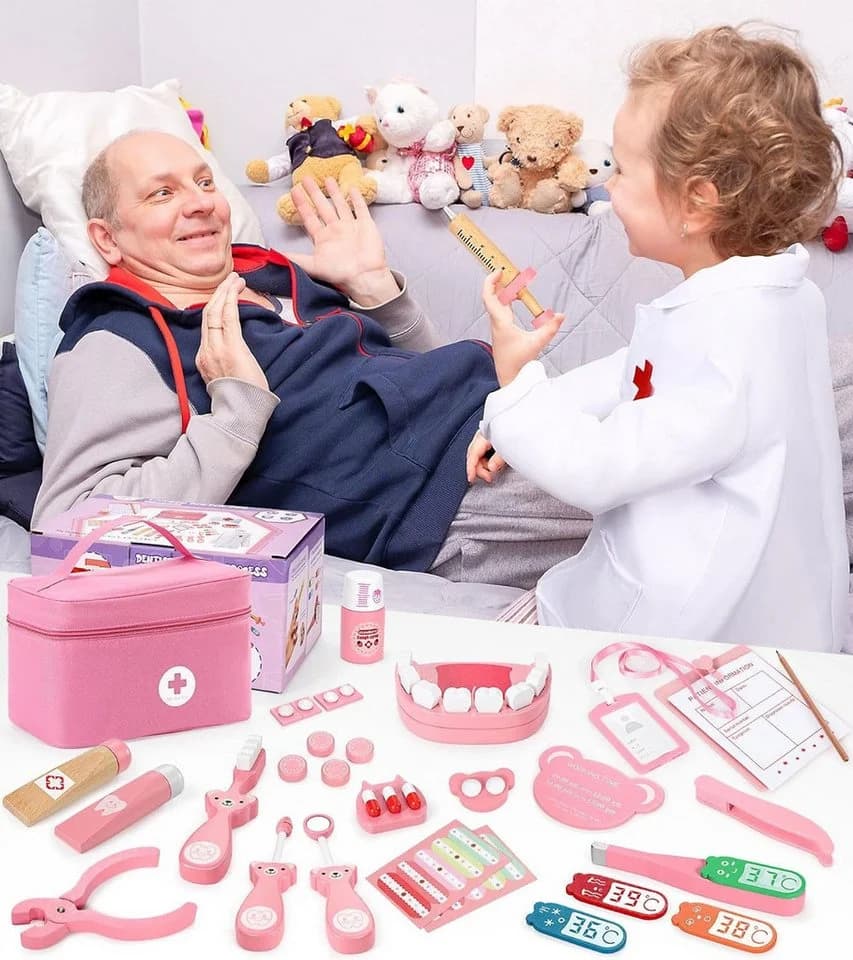 Ophy Holz-Arztkoffer Spielset für Kinder ab 3 Jahren - Bild 3
