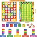 Ophy Lernspielzeug 2-in-1 Brettspiel Schneckenrennen Montessori Holz Bild 1