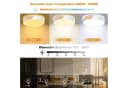 Ophy LED Deckenleuchte Modern Eichenholz Dimmbar Fernbedienung Bild 1