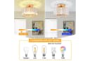 Ophy LED Deckenleuchte Kristall-Kronleuchter Gold E27 Bild 1