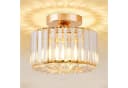 Ophy LED Deckenleuchte Kristall-Kronleuchter Gold E27 Bild 2