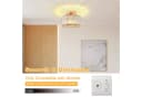 Ophy LED Deckenleuchte Kristall-Kronleuchter Gold E27 Bild 4