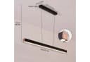 Ophy LED Pendelleuchte Dimmbar 80 cm Schwarz mit Fernbedienung Bild 4
