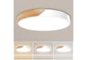 Ophy LED Deckenleuchte Rund 60cm Holz-Optik IP54 Bild 2