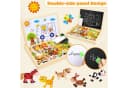 Ophy Rahmenpuzzle Magnetisches Holzpuzzle 100 Teile Bunt Bild 4