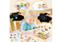 Ophy Rahmenpuzzle Magnetisches Holzpuzzle 100 Teile Bunt Bild 5