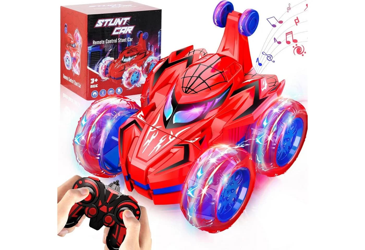 Ophy RC Spider Stunt Car ferngesteuert mit LED-Lichtern - Bild 2