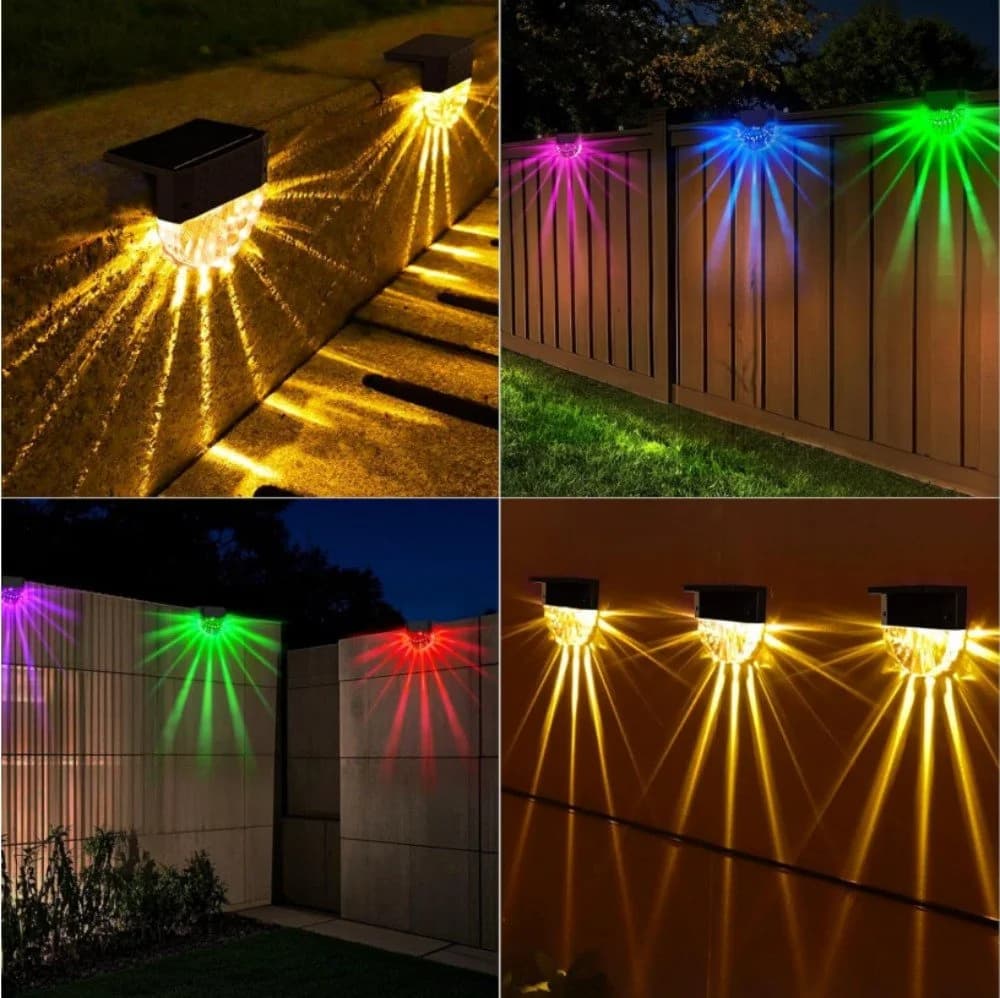 Ophy LED Solarleuchte 4er-Set Farbwechselnd Warmweiß IP65 - Bild 3