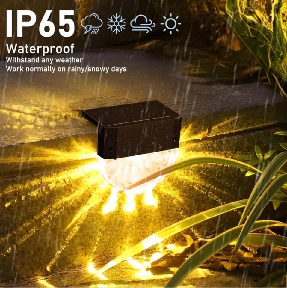 Ophy LED Solarleuchte 4er-Set Farbwechselnd Warmweiß IP65 - Bild 4