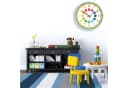 Ophy Lernuhr Wanduhr 30,5 cm bunt pädagogisch kinderfreundlich Bild 4
