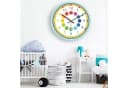 Ophy Lernuhr Wanduhr 30,5 cm bunt pädagogisch kinderfreundlich Bild 5