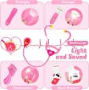 Ophy Spielzeug-Arztkoffer Rosa 34-teilig mit Licht- und Soundeffekten Bild 4