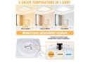 POPOLIC LED Deckenleuchte Quadrat Flach Weiß 30cm IP54 Bild 1