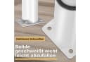 Clanmacy Möbelfuß 4X Möbelfüße 12-18cm Dehnbar Weiß Verstellbar Hotel Sockelfüße Bild 5