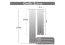 Sunicol Outdoorvorhang mit Ösen Transparent Grau 4 St Bild 1