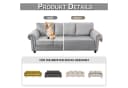 BTTO Sofaschoner Couch Schonbezug Gesteppt Grau Wasserdicht Bild 5
