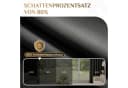 Jibenhome Verdunkelungsvorhang Extra lang mit Ösen Schwarz Bild 1