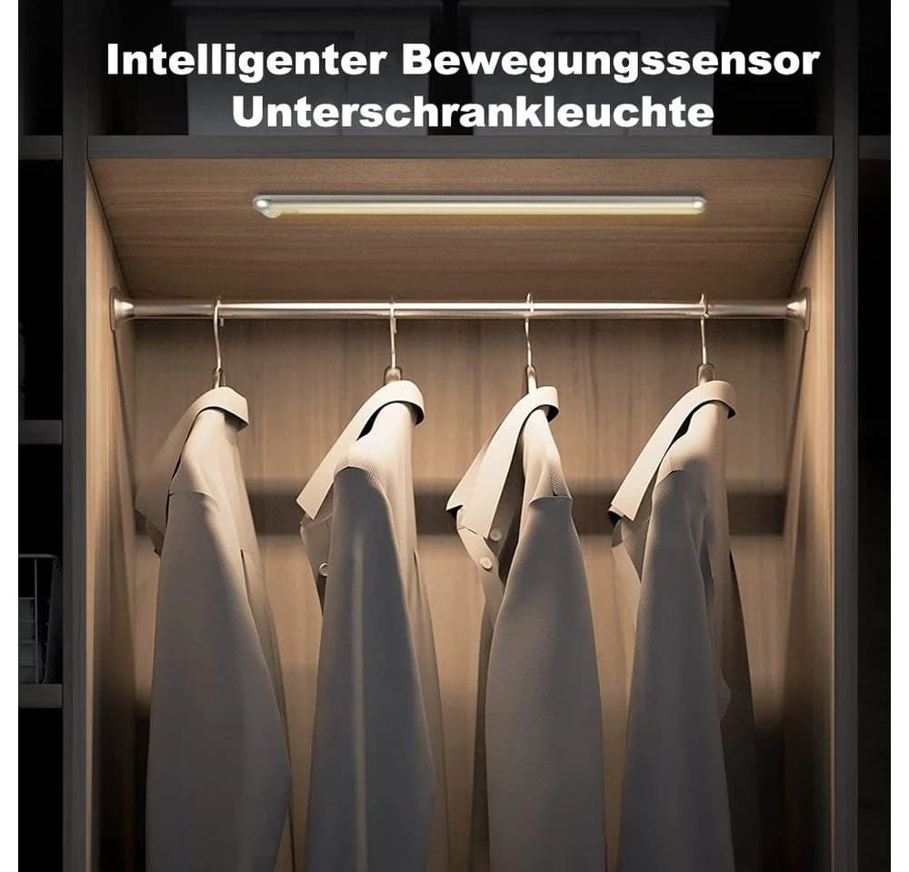 Sunicol LED Schrankleuchte mit Bewegungsmelder, silber, dimmbar & USB-aufladbar - Bild 4