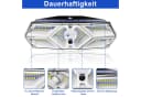 Sunicol LED Solarleuchte 104 LEDs Außen Wandleuchte mit Bewegungsmelder Bild 5