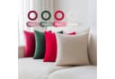 Sunicol Samt Kissenbezug 4er Set 45x45 cm Versteckter Reißverschluss Bild 5
