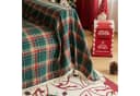 Sunicol Sofabezug Plaid Grün mit Quasten Bild 5