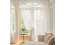 Jibenhome Gardine Sheer Voile Vorhänge mit Pompon für Schlafzimmer Wohnzimmer (2 St) Bild 1
