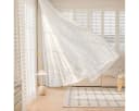 Jibenhome Gardine Sheer Voile Vorhänge mit Pompon für Schlafzimmer Wohnzimmer (2 St) Bild 2