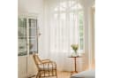 Jibenhome Gardine Sheer Voile Vorhänge mit Pompon für Schlafzimmer Wohnzimmer (2 St) Bild 5