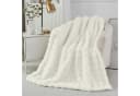 Sunicol Plüsch Kuscheldecke Flauschig Weiß Sofaüberwurf Bild 5