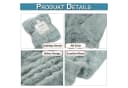 Sunicol Kuscheldecke Grau Flauschig Polyester Überwurf Bild 3