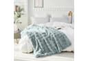 Sunicol Kuscheldecke Grau Flauschig Polyester Überwurf Bild 5