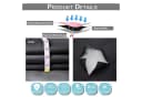 Jibenhome Vorhang Schlafzimmer Blickdicht Thermogardinen Grau 2 St Bild 1