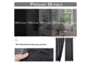 Jibenhome Vorhang Schlafzimmer Blickdicht Thermogardinen Grau 2 St Bild 3