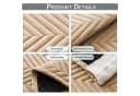 Sunicol Verdunkelungsvorhang 2er Set Thermo Kräuselband Beige Bild 5