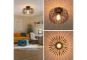 Sunicol Deckenleuchte LED Metall E27 Schwarz Gold Bild 5