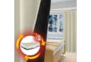 Jibenhome Türvorhang Beige Thermovorhang mit Ösen Bild 1