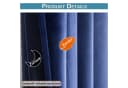 Sunicol Samtvorhang 2er Set Verdunkelnd Kräuselband Marineblau Bild 1