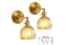 Sunicol LED Wandleuchte Dimmbar Wiederaufladbar Gold 3 Farbtemperaturen+RGB Bild 2