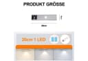 Lapalife LED Unterbauleuchte Dimmbar mit Bewegungsmelder Silber Bild 1