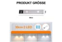 Lapalife LED Unterbauleuchte Dimmbar mit Bewegungsmelder Silber Bild 1
