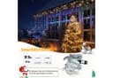 Rosnek LED-Lichtervorhang Eiszapfen-Anhänger 8 Modi Timer Weihnachtsdeko Bild 4